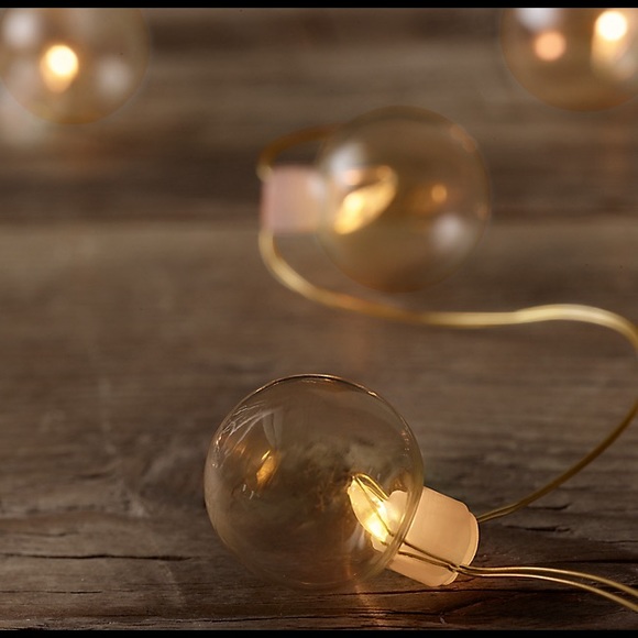 RH NORTHERN STARLIT CLEAR GLASS STRING LIGHTS 50’ - Picture 16 of 16